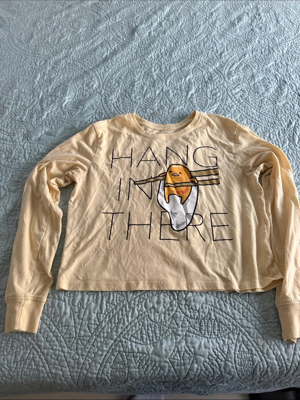 Light yellow Long Sleeve Crew Tee